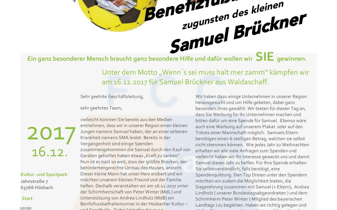 Benefiz-Fußball-Hallenturnier